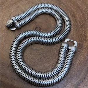 Famed Forstner Sterling Double Snake Chain two bracelets included.